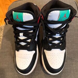 Air Jordan Black and White Sneakers